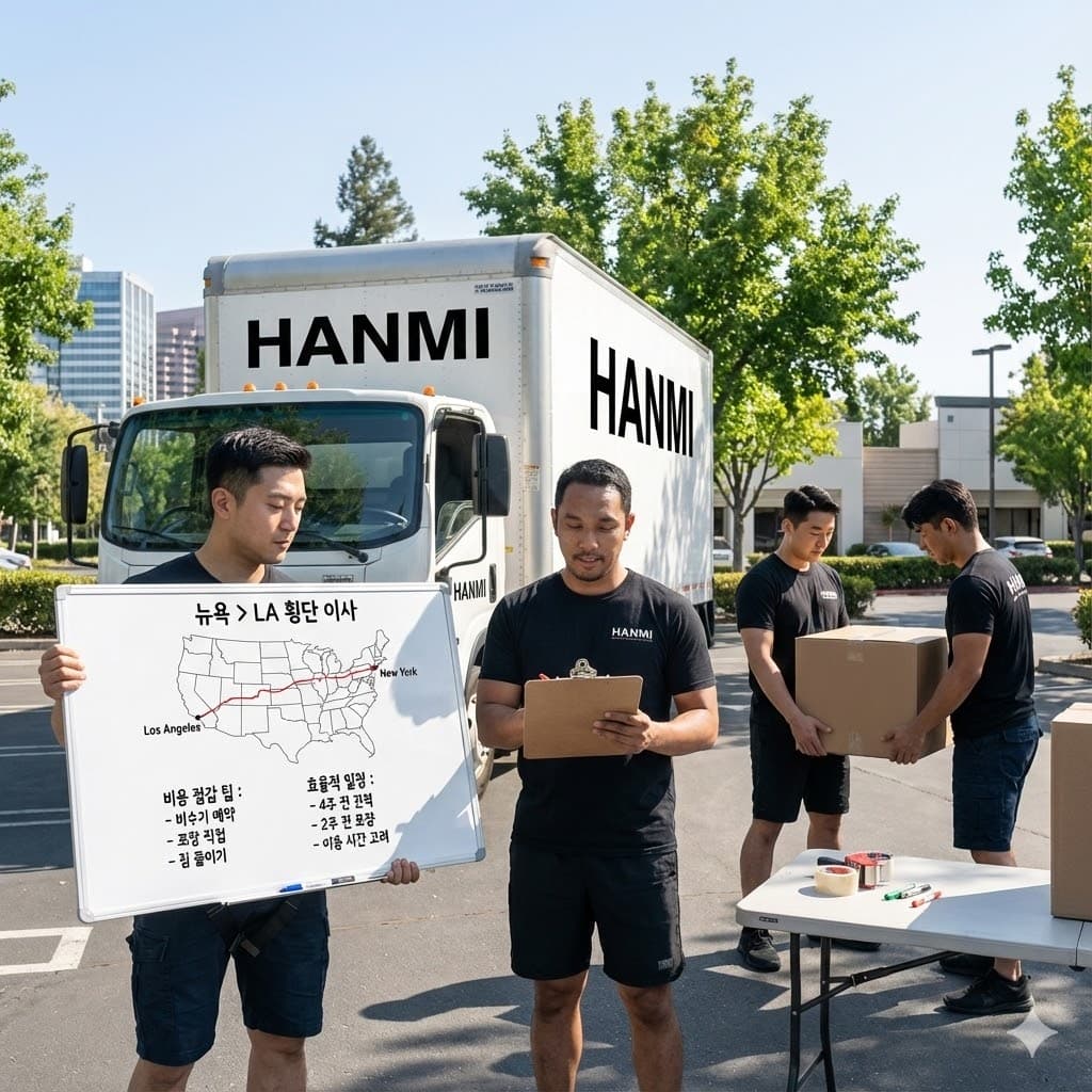 뉴욕에서 LA 횡단 이사, 이것만은 꼭 확인하세요